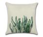 BY JAVY Usine de cactus | Housse de coussin hors remplissage multicolore