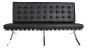 furnfurn 2 personers sofa 2 personers sofa | Rohe replika Barcelona Pavillion