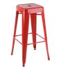 furnfurn tabouret de bar 77cm | Pauchard réplique Tabouret de style Tolix
