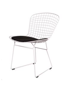 furnfurn eetkamerstoel Wit frame | Harry Bertoia replica Bertoia