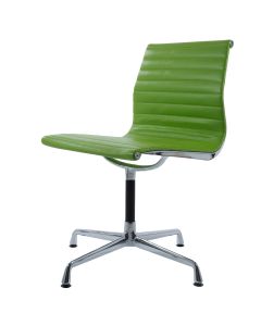 furnfurn conference Chair Leather on glides no arms | Eames replica EA105