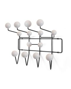 Eames replica Hang it all | kapstok Wit met zwarte lijst