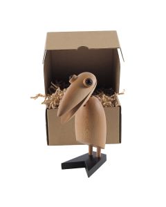 Furnfurn Klemvogel | Houten pop naturel