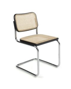 Breuer replica Cesca | eetkamerstoel zwart naturel