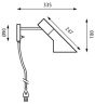 furnfurn lampe murale | Arne Jacobsen réplique DD AJ Lampe