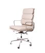 furnfurn Silla de oficina Cuero | Eames réplica EA219