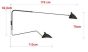 Serge Mouille Contemporary | wandlamp 2-arm zwart