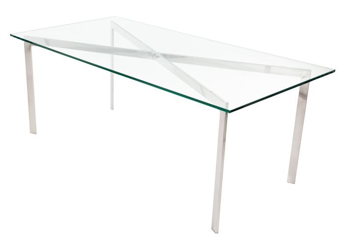 Rohe réplica Barcelona Pavillion | mesa de café 120 centímetros transparente