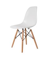 furnfurn Sedia da pranzo lucido | Eames replica DS-wood