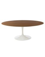 furnfurn table à manger Oval | Eero Saarinen réplique Table tulipe