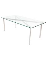 Rohe replica Barcelona Pavillion | salontafel 120cm transparant