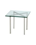 Rohe replica Barcelona Pavillion | bijzettafel 50cm transparant