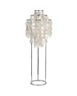 Panton replica Shell style lamp | vloerlamp parelmoer