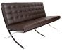 furnfurn 2 personers sofa 2 personers sofa | Rohe replika Barcelona Pavillion