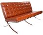 furnfurn 2 personers sofa 2 personers sofa | Rohe replika Barcelona Pavillion