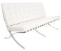 furnfurn 2 personers sofa 2 personers sofa | Rohe replika Barcelona Pavillion