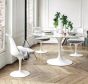 furnfurn eettafel marmer 120cm | Eero Saarinen replica Tulip Table