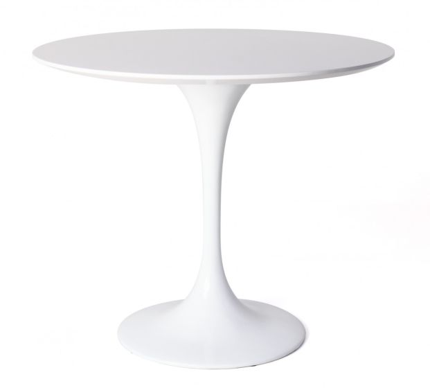 furnfurn mesa de comedor 80cm | Eero Saarinen réplica Tabla del tulipán