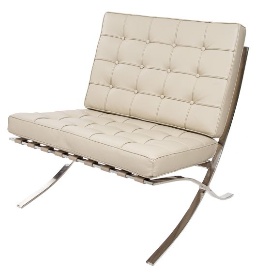 furnfurn lounge stoel | Rohe replica Barcelona Pavillion