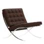 furnfurn lounge stoel | Rohe replica Barcelona Pavillion
