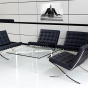 Rohe replica Barcelona Pavillion | salontafel transparant