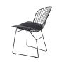 furnfurn eetkamerstoel Zwart frame | Harry Bertoia replica Bertoia