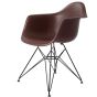 furnfurn Esszimmerstuhl Base schwartz | Eames Replik DA-rod