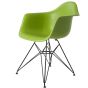 furnfurn Esszimmerstuhl Base schwartz | Eames Replik DA-rod