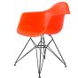 furnfurn Esszimmerstuhl Base schwartz | Eames Replik DA-rod