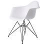 furnfurn Esszimmerstuhl Base schwartz | Eames Replik DA-rod