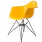 furnfurn Esszimmerstuhl Base schwartz | Eames Replik DA-rod