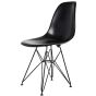 furnfurn spisebordsstol sort stel | Eames replika DS-rod