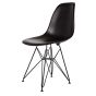 furnfurn spisebordsstol sort stel matte | Eames replika DS-rod