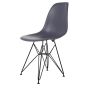 furnfurn spisebordsstol sort stel matte | Eames replika DS-rod