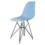 furnfurn spisebordsstol sort stel matte | Eames replika DS-rod