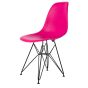 furnfurn spisebordsstol sort stel matte | Eames replika DS-rod
