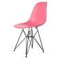 furnfurn spisebordsstol sort stel matte | Eames replika DS-rod
