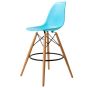 furnfurn Taburete de barra estera | Eames réplica DS-wood
