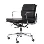 furnfurn bureaustoel Leder | Eames replica EA217