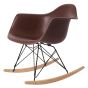 Eames replika RA-rod | gyngestol Svart base