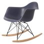 Eames replika RA-rod | gyngestol Svart base