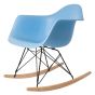Eames replika RA-rod | gyngestol Svart base