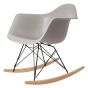 Eames replika RA-rod | gyngestol Svart base