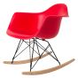 Eames replika RA-rod | gyngestol Svart base