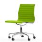 furnfurn conference Chair Leather on wheels without armrest | Eames replica EA105