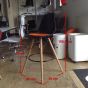 furnfurn Taburete de barra estera | Eames réplica DS-wood