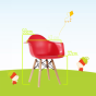 furnfurn barnstol Junior | Eames kopia DA-wood