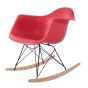 Eames replika RA-rod | gyngestol Svart base