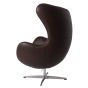 furnfurn lounge stoel Leder | Arne Jacobsen replica Egg stoel