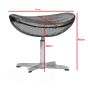 furnfurn tabouret cuir | Arne Jacobsen réplique Egg chaise